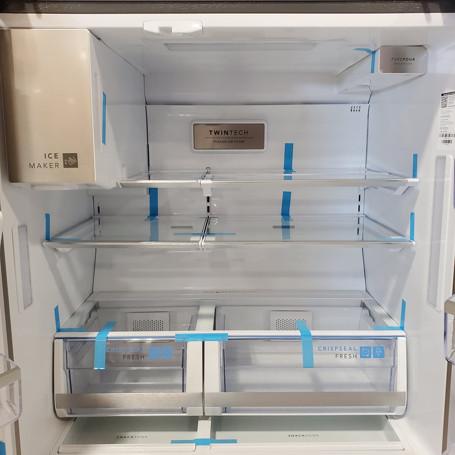 Frigidaire Gallery 22 Cu. Ft. 4-Door Counter-depth French Door Refrigerator with Ice Maker (Fingerprint Resistant Stainless Steel) ENERGY STAR GRMC2273CF - Scratch & Dent (Moderate)