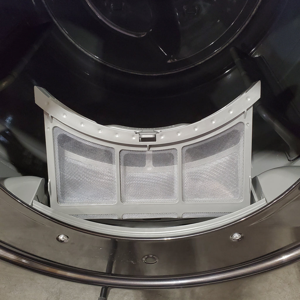 Pictures of Samsung Frontload Brushed Black7.5 Cu. Ft. Electric Dryer with Sensor Dry 31131SD53 - DVE45T6000V - Scratch & Dent (Minor) - Neu Appliance Outlet - Discount Appliance Outlet in Austin, Tx