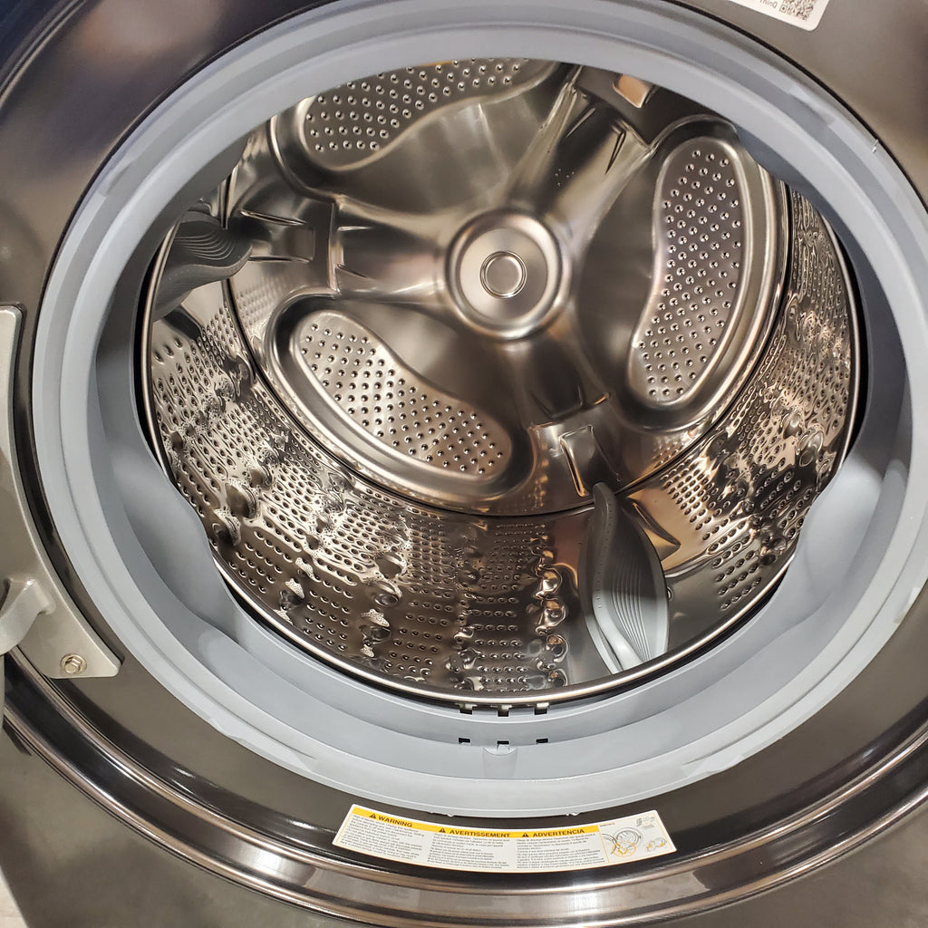 Pictures of LG Front Load 4.5 Cu. Ft. Washer with TurboWash 360 Technology WM4000HBA - Scratch & Dent (Minor) and LG Smart Wi-Fi Enabled Front Load Electric 7.4 Cu. Ft. Dryer with TurboSteam 16094 - DLEX4000B - Scratch & Dent (Minor) - Neu Appliance Outlet - Discount Appliance Outlet in Austin, Tx