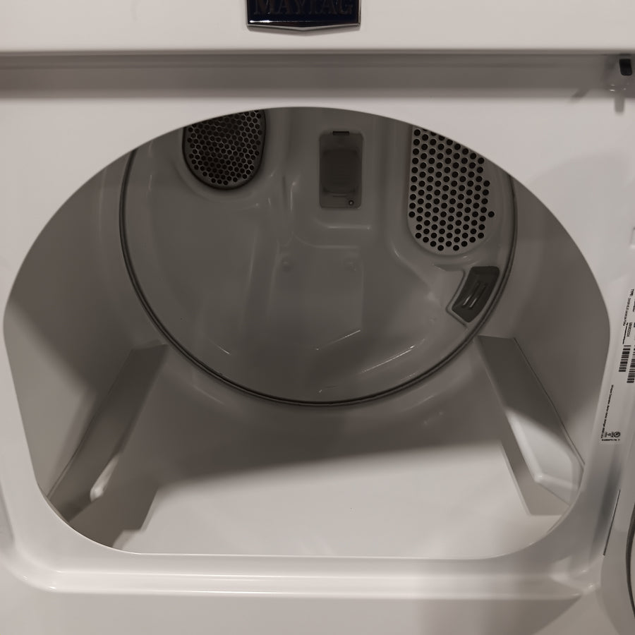 Maytag 29 Inch 7.0 cu. ft. Electric Dryer with 15 Drying Cycles, 4 Temperature Settings, Wrinkle Control Options and Heavy Duty Cycle MEDC215EW - Certified Refurbished