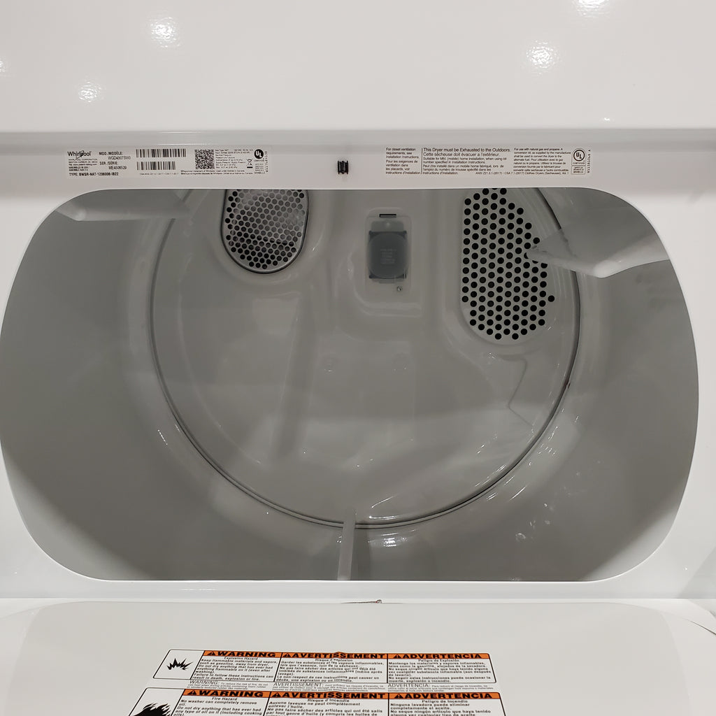 Pictures of Whirlpool 7.0 cu. ft. Gas Dryer with Adaptive Dry and Wrinkle Shield™ Option 6SD101 - WGD4307SW - Open Box - Neu Appliance Outlet - Discount Appliance Outlet in Austin, Tx