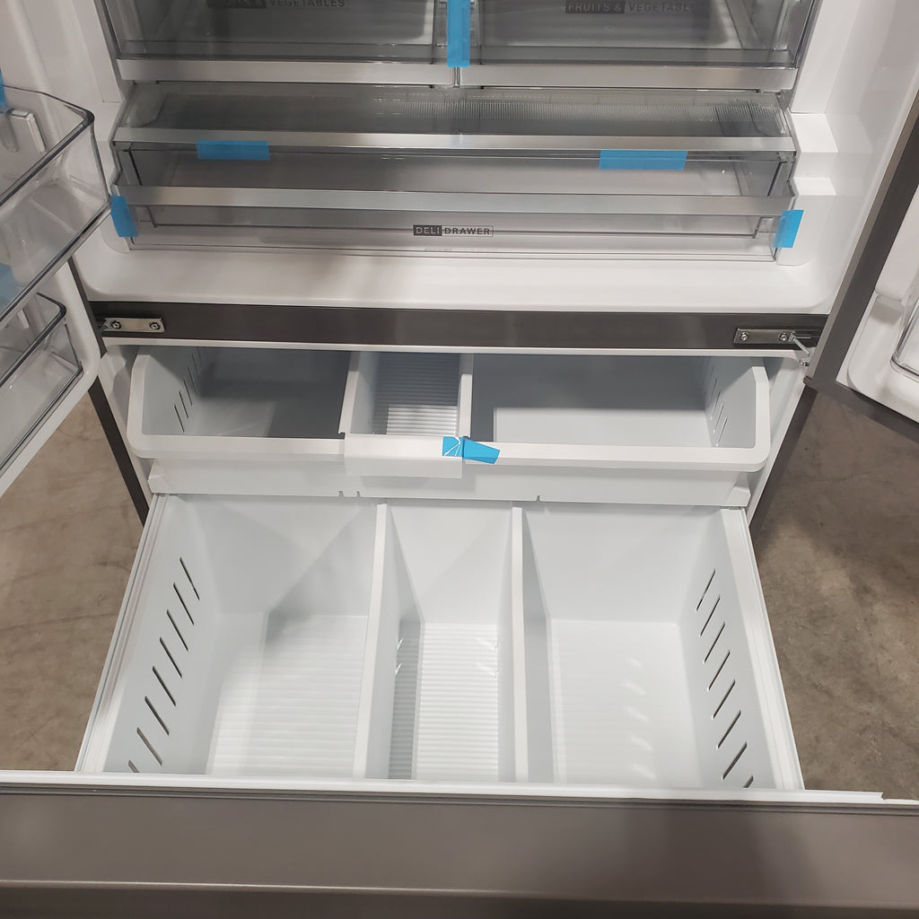 Whirlpool French Door Refrigerator in Fingerprint Resistant Stainless Finish with In-Door Water and Ice Maker - 30 cu. ft. 22SD023 - WRFF3536SZ - Open Box