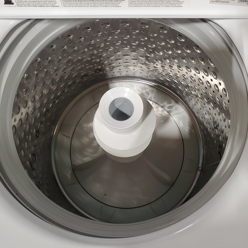 Pictures of GE White Top Load 4.2 Cu. Ft. Washer with Stainless Steel Basket and Dual Action Agitator GTW460ASJWW - Certified Refurbished - Neu Appliance Outlet - Discount Appliance Outlet in Austin, Tx