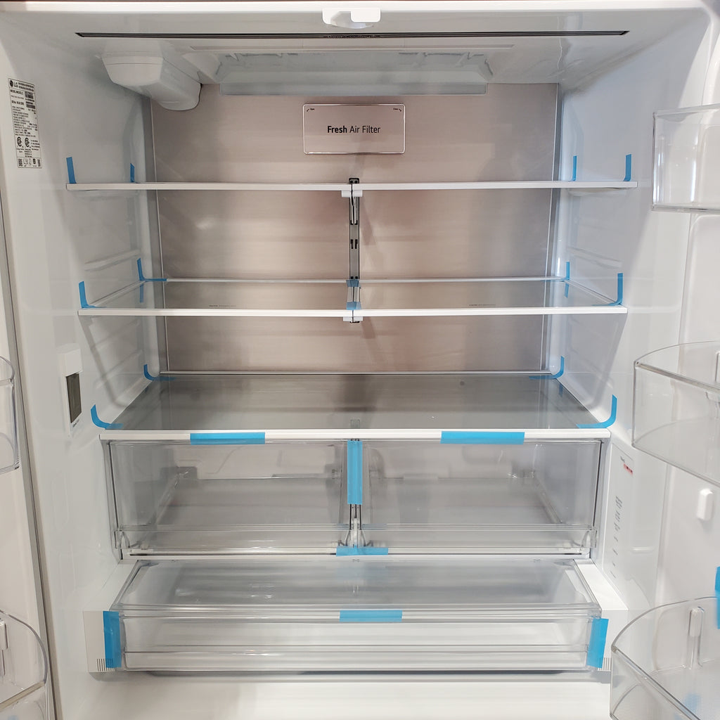 Pictures of LG 27 cu. ft. Smart Counter-Depth MAX™ French Door Refrigerator with Linear Cooling™ and Internal Water Dispenser LRFLC2706S - Scratch & Dent (Minor) - Neu Appliance Outlet - Discount Appliance Outlet in Austin, Tx