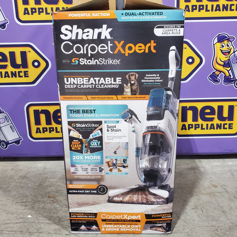 Shark CarpetXpert with Stainstriker Made for Pet Hair Carpet Cleaner with Rotating Brush 25SA229 - EX201 - Open Box