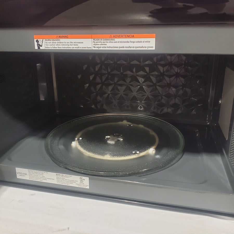 Vissani 1.7 cu. ft. 1000-Watt Over the Range Microwave in Stainless Steel HVO170ST - Open Box