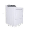 Pictures of Whirlpool White Electric Extra Large 7.0 Cu. Ft. Dryer with Wrinkle Shield 6SD61 - WED4815EW - Open Box - Neu Appliance Outlet - Discount Appliance Outlet in Austin, Tx