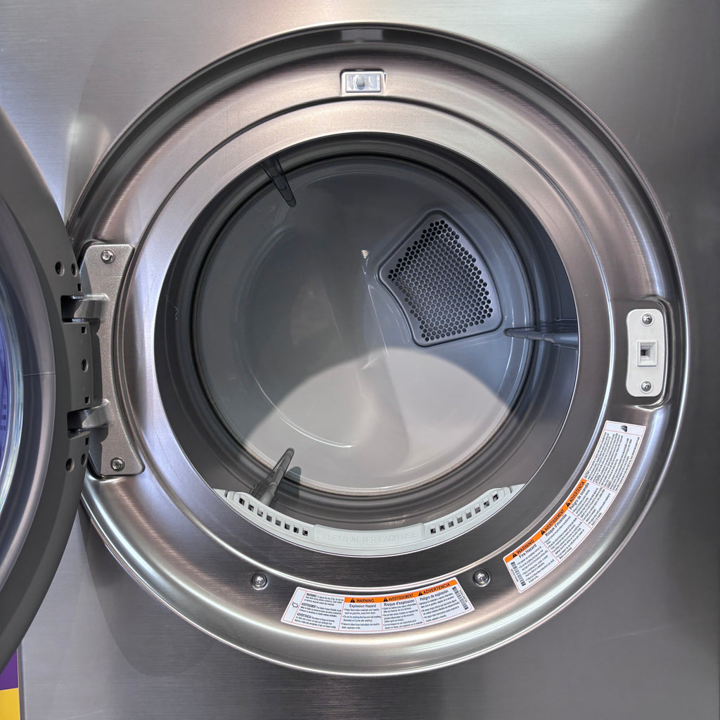 Pictures of LG Graphite Steel Front Load WashTower Single Unit with Center Controls 4.5 Cu. Ft. Washer and 7.4 Cu. Ft. Dryer WKE100HVA - Scratch and Dent (Minor) - Neu Appliance Outlet - Discount Appliance Outlet in Austin, Tx