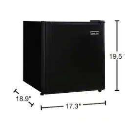 Magic Chef 1.7 cu. ft. Mini Fridge in Stainless Steel SA639 - MCBR170S - Scratch & Dent (Moderate)
