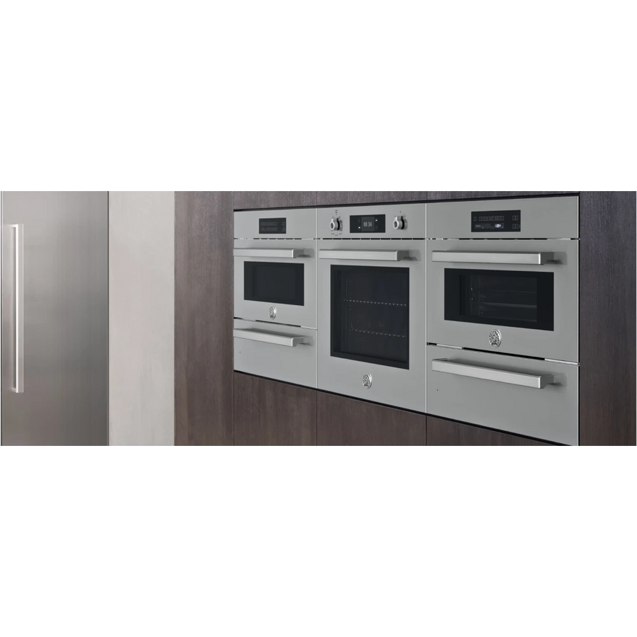 Bertazzoni 30 Inch Convection Speed Oven with 1.34 cu. ft. Capacity, 5 Power Levels, Full-Width Broiler, LED Touch Display and Child Lock PROF30SOEX - Open Box