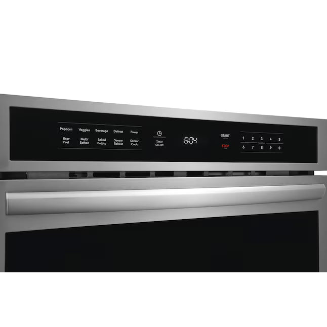 Frigidaire Gallery 1.6-cu ft 950-Watt 29.75-in Built-In Microwave in Fingerprint Resistant Stainless Steel GMBD3068AF - Scratch & Dent (Minor)