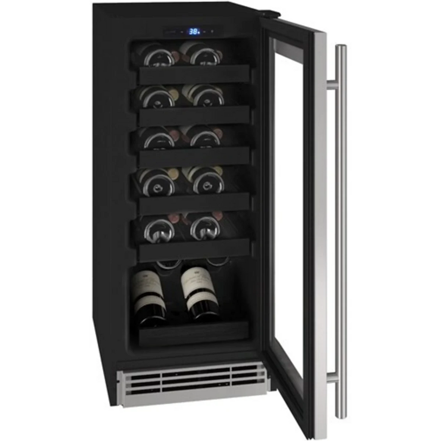 U-Line 1 Class 24-bottle Wine Refrigerator with Convection Cooling System in Stainless Steel UHWC115-SG01A - Scratch & Dent (Minor)