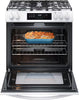 Pictures of Frigidaire 5 Burners 5.1-cu ft Slide-In Natural Gas Range in White 20531SD501 - FCFG3062AW - Open Box - Neu Appliance Outlet - Discount Appliance Outlet in Austin, Tx