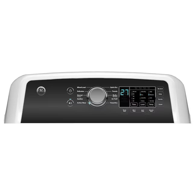 GE® 7.4 cu. ft. Capacity Gas Dryer with Up To 120 ft. Venting and Sensor Dry 0512196 - GTD58GBSVWS - Certified Refurbished