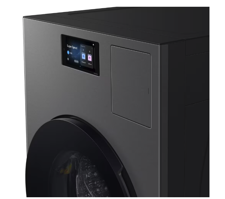 Samsung 5.3 cu. ft. Bespoke AI Laundry Vented Combo™ All-in-One Ultra Capacity Washer and Electric Dryer with AI Home in Dark Steel 22133SD185 - WD90F53AVS - Open Box