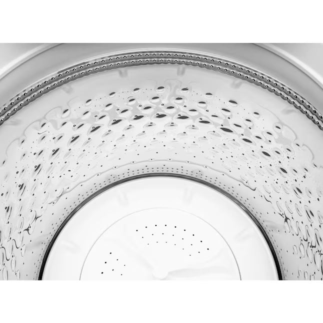 Whirlpool 4.3-cu ft  High Efficiency Impeller Medium Top-Load Washer in White WTW5000DW - Open Box and Whirlpool White Electric Extra Large 7.0 Cu. Ft. Dryer with Wrinkle Shield WED4815EW - Scratch & Dent (Minor)