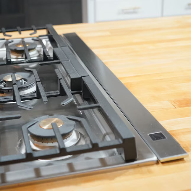 GE Universal 36" Telescopic Downdraft System in Black UVD6361DPBB - Open Box