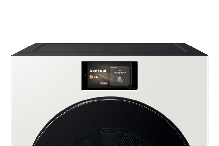 Samsung Bespoke AI Laundry Electric Dryer in Ivory DV90F53AEYA3 - Scratch & Dent (Moderate)