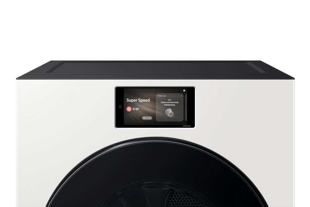 Pictures of Samsung Bespoke AI Laundry Electric Dryer in Ivory 22133SD197 - DV90F53AEYA3 - Scratch & Dent (Moderate) - Neu Appliance Outlet - Discount Appliance Outlet in Austin, Tx