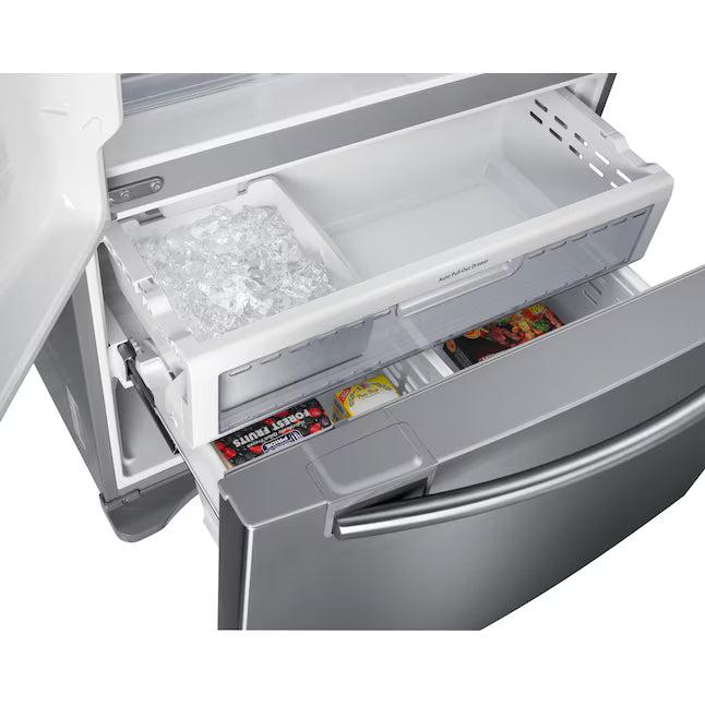 Samsung 28.5 cu. ft. French Door Refrigerator Stainless Steel RFG298HDRS - Certified Refurbished