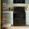 Whirlpool 30-inch Electric Range with Steam Clean WFES3330RB - Scratch & Dent (MInor)
