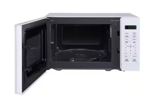 Magic Chef 17.3 in W, 0.7 cu. ft. Countertop Microwave, in White with 700-Watt Cooking Power HMM770W3 - Open Box