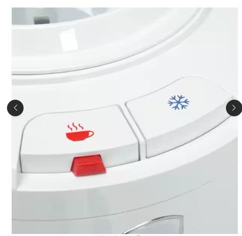 Vitapur 3-5 Gal. ENERGY STAR Hot/Cold Temperature Top Load Water Cooler Dispenser 25SA139 - VWD2266W - Scratch & Dent (Minor)