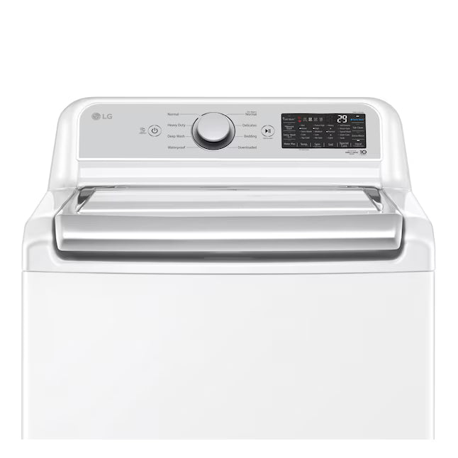 LG 5.5 cu. ft. Mega Capacity Smart Wi-Fi Enabled Top Load Washer with Impeller & TurboWash3D™ Technology WT7400CW - Certified Refurbished