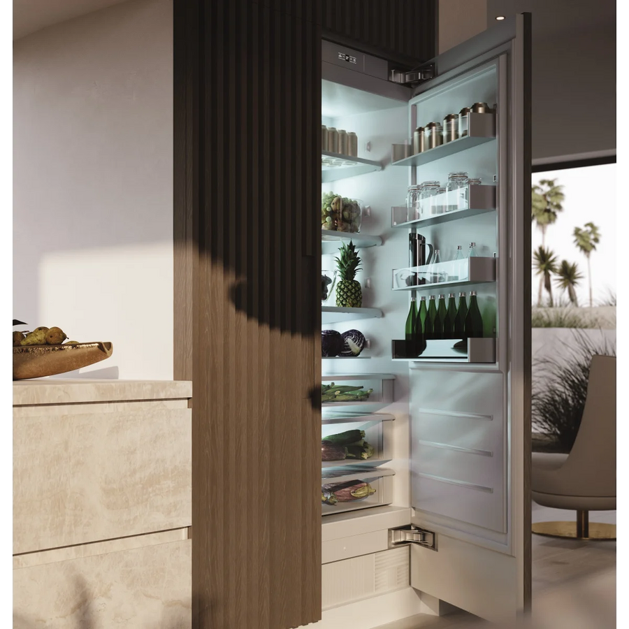 Monogram 24 Inch Panel Ready Premium Column Smart Refrigerator with 13.12 Cu. Ft. Capacity, Adjustable Shelves, Soft-Close Drawers, Autofill Pitcher, and Remote Connectivity Via WiFi ZIR241NPNII - Scratch & Dent (Minor)