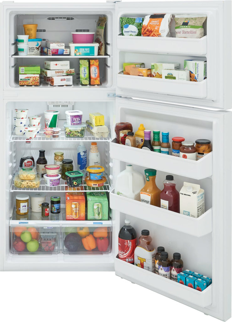 Pictures of Frigidaire 18 Cu. Ft. Garage Ready Top Freezer Refrigerator 20131SD195 - FFHT1814YW - Scratch & Dent (Moderate) - Neu Appliance Outlet - Discount Appliance Outlet in Austin, Tx