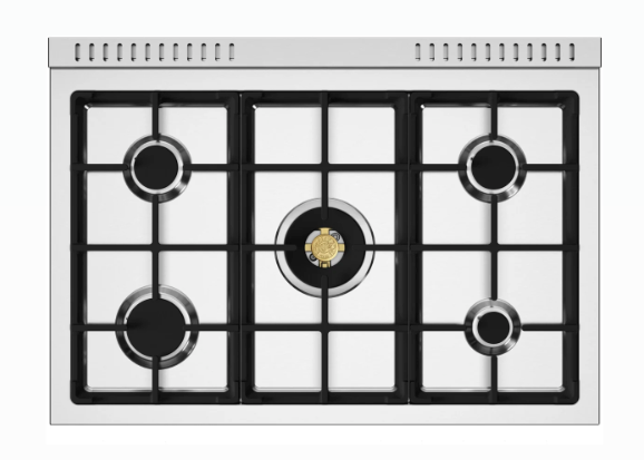 Bertazzoni Master Series 36 inch All Gas Range, 5 Burners MAS365GASXV - Scratch & Dent (Minor)