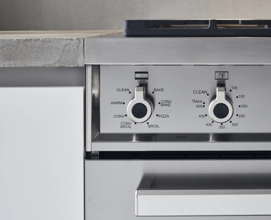 Bertazzoni 48 Inch Freestanding Professional Gas Range with 6 Sealed Burners, Double Oven, 7.1 Cu. Ft. Total Capacity in Bianco White PROF486GGASBIT - Scratch & Dent (Minor)