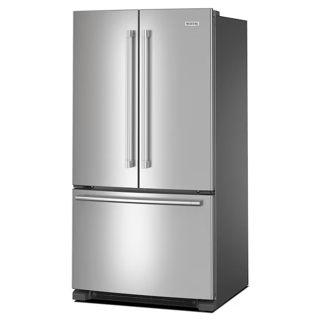 Maytag 25 cu. ft. French Door Refrigerator in Fingerprint Resistant Stainless Steel, Energy Star Certified MRFF4236RZ - Certified Refurbished