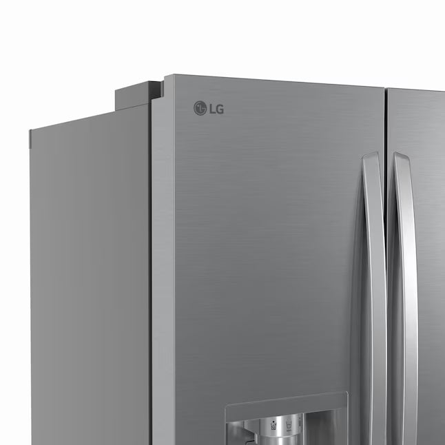 LG 31 cu. ft. Standard Depth MAX 3 Door French Door with Ice & Water Dispenser and Dual Ice Maker LL31H6530S - Scratch & Dent (Major)