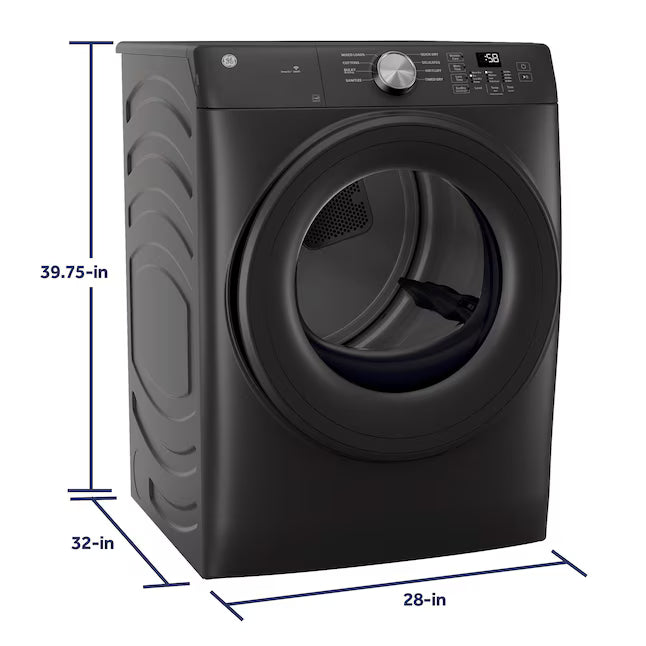 GE® ENERGY STAR® 7.8 cu. ft. Capacity Smart Front Load Electric Dryer 251318SD1326 - GFD35ESPYDS - Scratch & Dent (Major)