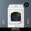 Pictures of Samsung 7.2 cu. ft. Electric Dryer with Sensor Dry in White 22136SD255 - DVE45T3200W - Open Box - Neu Appliance Outlet - Discount Appliance Outlet in Austin, Tx