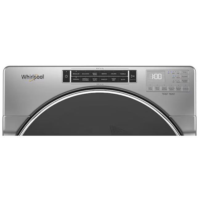 Whirlpool 7.4 cu. ft. Front Load Electric Dryer with Steam Cycles WED8620HC - Scratch & Dent (Minor)