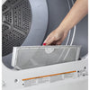 GE White Top Load 4.0 Cu. Ft. Capacity Washer with Stainless Steel Wash Basket GTW325ASWWW - New in Box and GE 6.2 cu. ft. Capacity Electric Dryer with Up To 120 ft. Venting and Shallow Depth 16206 - GTX33EASK1WW - Scratch & Dent (Minor)