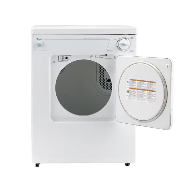 Whirlpool 3.4 cu. ft. Compact Front Load Dryer with Flexible Installation 31132SD99 - LDR3822PQ - Scratch & Dent (Moderate)