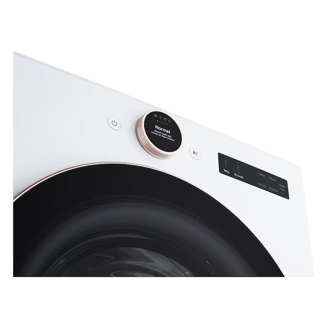 LG 7.4 cu. ft. Smart Front Load Electric Dryer with AI Sensor Dry & TurboSteam™ Technology DLEX6500W  - Open Box
