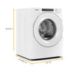 Pictures of Whirlpool White Closet Depth Front Load 4.3 Cu. Ft. Washer with Intuitive Controls and Single Load Dispenser 31132SD92 - WFW560CHW - Scratch and Dent (Major) - Neu Appliance Outlet - Discount Appliance Outlet in Austin, Tx