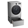 LG 4.5 cu. ft. Smart Front Load Washer with TurboWash® 360° and ezDispense® WM5700HVA - Scratch & Dent (MInor) and LG Smart Mega Capacity 7.8 Cu. Ft. Front Load Dryer with Dual Inverter Heat Pump Technology 16113 - DLHC5502V - Open Box