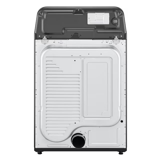 LG 4.1 cu. ft. Top Load Washer with 4-Way Agitator® and TurboDrum™ Technology  WT6105CM - Certified Refurbished and LG 7.3 cu. ft. Ultra Large High Efficiency Electric Dryer in Monochrome Grey DLE6100M - Scratch & Dent (Minor)