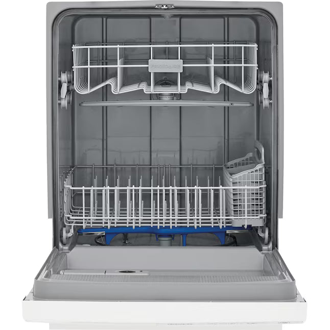 Frigidaire 24 In. in. Front Control Built-In Tall Tub Dishwasher in White with 3-Cycles, 55 dBA 20534SD696 - FFCD2413UW - Scratch & Dent (Moderate)