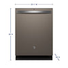 Pictures of GE Slate Top Control Built-In Tall Tub 24 Inch Dishwasher with Dry Boost and 3rd Rack 25136SD614 - GDT650SMVES - Scratch and Dent (Minor) - Neu Appliance Outlet - Discount Appliance Outlet in Austin, Tx