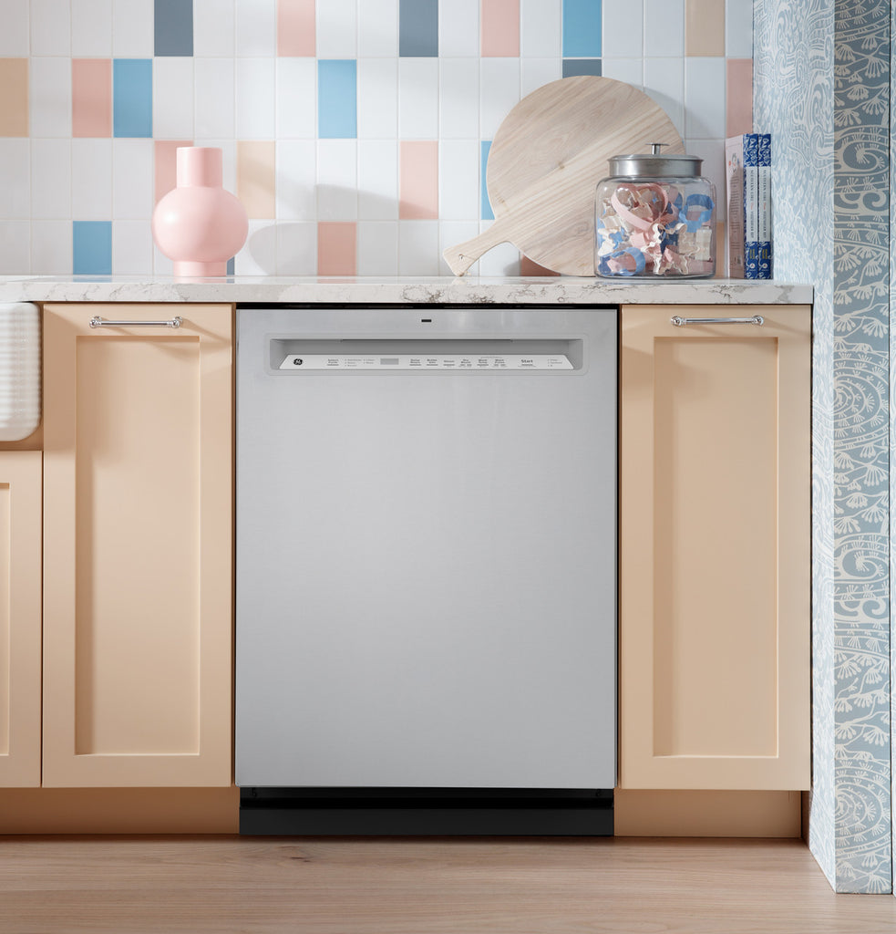 Pictures of GE® ENERGY STAR® Fingerprint Resistant Front Control with Stainless Steel Interior Dishwasher with Sanitize Cycle 25134SD477 - GDF670SYVFS - Open Box - Neu Appliance Outlet - Discount Appliance Outlet in Austin, Tx