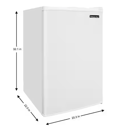 Pictures of Magic Chef 3.0 cu. ft. Manual Defrost Upright Freezer in White tstSA53 - MCUF3WE - Open Box - Neu Appliance Outlet - Discount Appliance Outlet in Austin, Tx