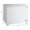 Pictures of Frigidaire 43.94 in. 10 cu. ft. Manual Defrost Chest Freezer in White Garage Ready 26CR007 - EFRF1005 - Scratch & Dent (Minor) - Neu Appliance Outlet - Discount Appliance Outlet in Austin, Tx