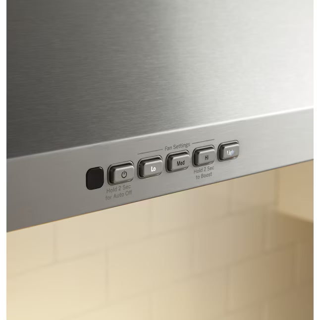 GE® 30" Wall-Mount Pyramid Chimney Hood in Stainless Steel JVW5301SJSS - Open Box