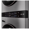 Pictures of LG Graphite Steel Front Load WashTower Single Unit with Center Controls 4.5 Cu. Ft. Washer and 7.4 Cu. Ft. Dryer 3SD886 - WKE100HVA - Open Box - Neu Appliance Outlet - Discount Appliance Outlet in Austin, Tx